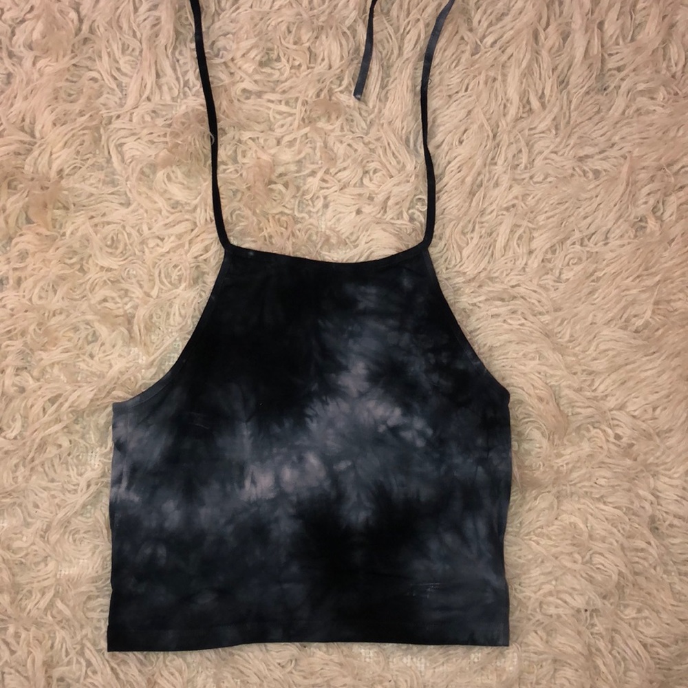 Tie-dye cropped top